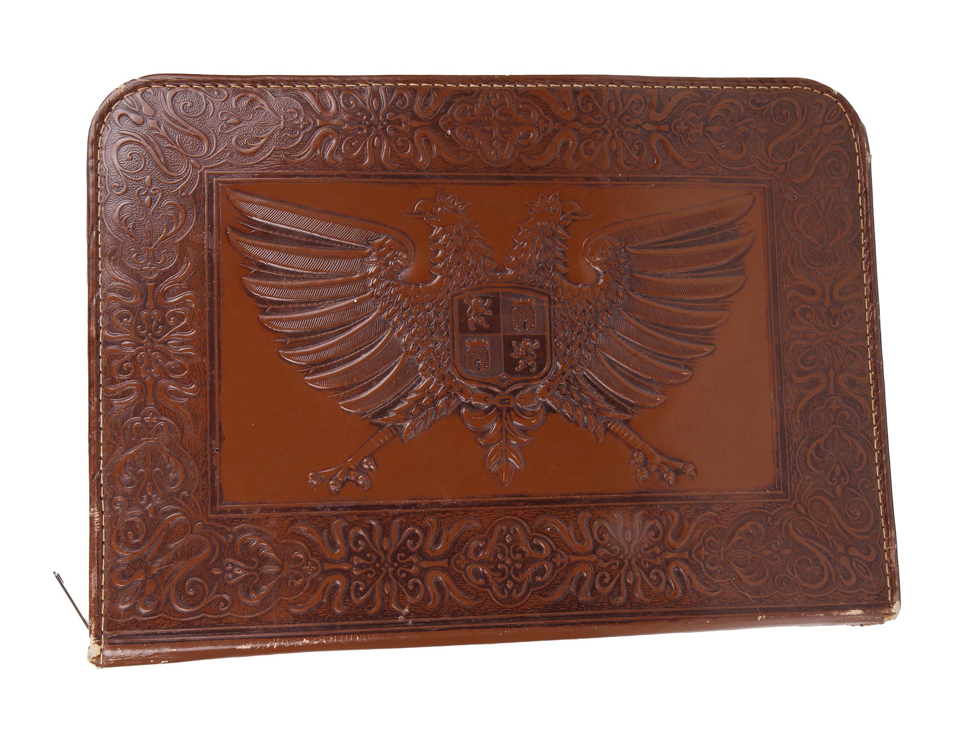 TRIANON EMBOSSED LEATHER FOLDERS AND WALLETS PIC-4